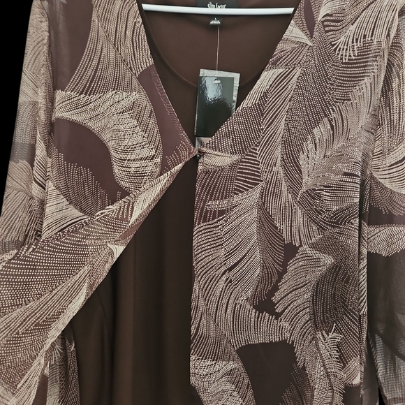 Slim Factor By Investments 2 Pc  Set SZ L Brown - Picture 4 of 8